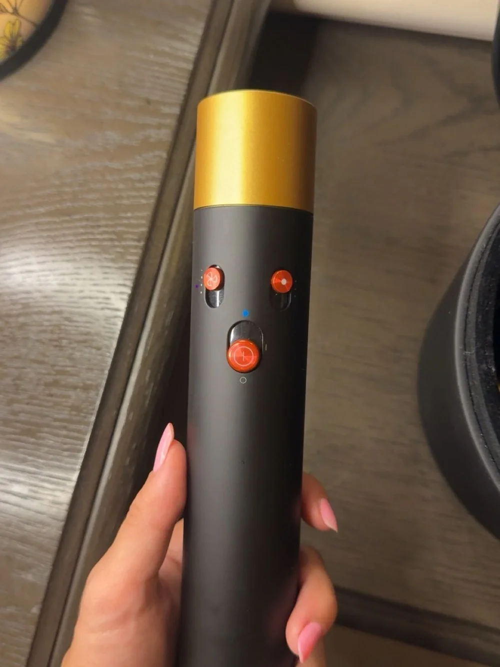 The Dyson Airwrap Multi-Styler in limited-edition Onyx Black and Gold